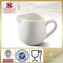 Wholesale table ware, white ceramic milk pot, coffee creamer container